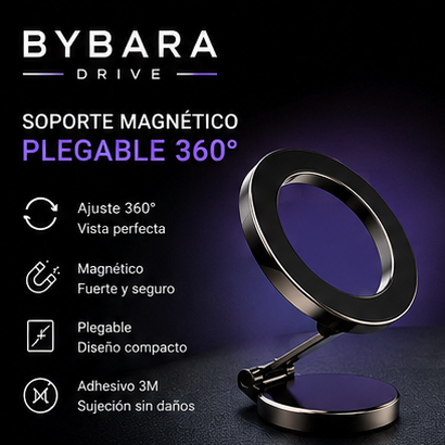 Soporte magnético plegable universal para teléfono móvil para coche, compatible con iPhone 15, 14, 13 Pro Max, Samsung y Huawei.