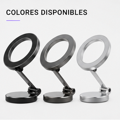 Soporte magnético plegable universal para teléfono móvil para coche, compatible con iPhone 15, 14, 13 Pro Max, Samsung y Huawei.