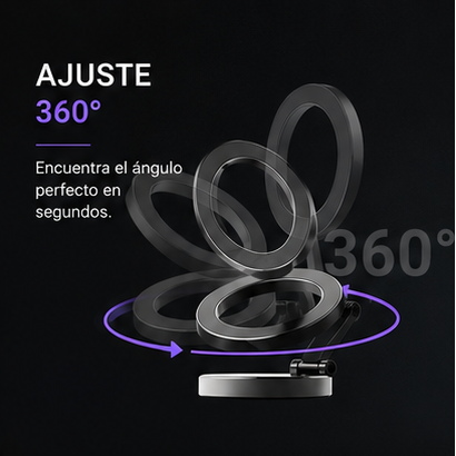 Soporte magnético plegable universal para teléfono móvil para coche, compatible con iPhone 15, 14, 13 Pro Max, Samsung y Huawei.